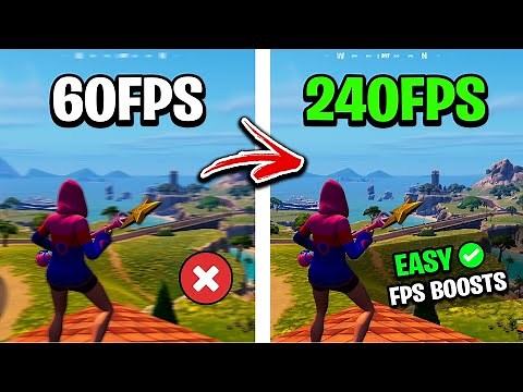 Fix FPS Drops & BOOST FPS In Fortnite Chapter 5! (Easy Steps)