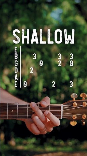 Shallow Guitar Tutorial // Shallow Lady Gaga Bradley Cooper Guitar Lesson