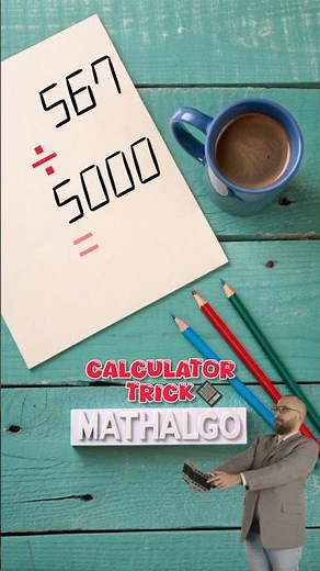 Decimal Division Made Easy 🔢 | 567 ÷ 5000 = ?🌟 #math #fun #learning
