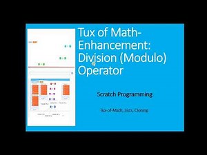 Division (Modulo) in the Tux-of-Math Game (Scratch)