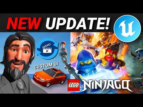 LEGO NINJAGO, Custom Vehicle UI, Discover Update & More in Fortnite Creative & UEFN! (Update v39.10)