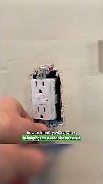 Identifying Line & Load Side on a GFCI