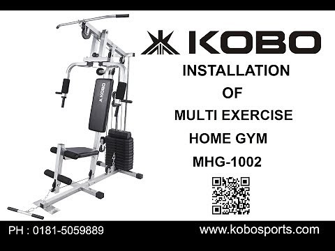 Kobo MHG-1002 Multi exercise Home Gym Assembly Video / Fitting Video