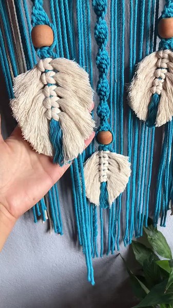 🪢 Attrape-rêve en Macramé 🪶