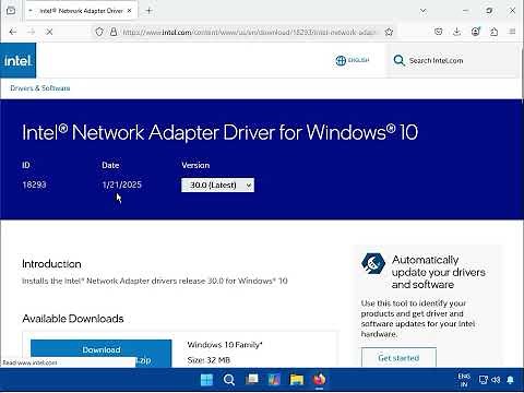 How to Download Intel Network Adapter Driver for Windows 10/11 | Installation Guide
