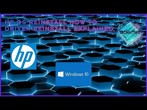 How to Reinstall Windows 10 on a HP Computer, After Malware or a slow Computer.
