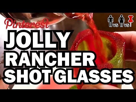 DIY Jolly Rancher Shot Glasses - Man Vs Corinne Vs Pin