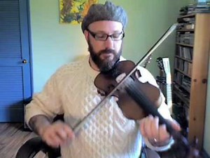 Old Time Fiddle Lesson: The Horney Ewe 1/2 (medium speed)