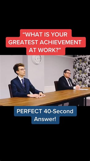 WHAT IS YOUR GREATEST ACHIEVEMENT AT WORK Job Interview Question and Answer #interviewtips #interviewquestions #CareerVidz #RichardMcMunn #396 | Career Vidz
