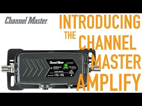 Channel Master AMPLIFY | Adjustable Gain TV Antenna Amplifier with Built In LTE Filter [CM-7777HD]