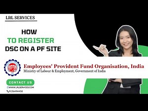 How to register DSC on a PF Site or DSC not working on PF Site