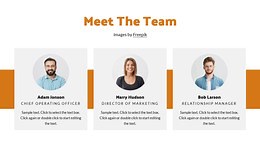 Team design - HTML Template by Nicepage