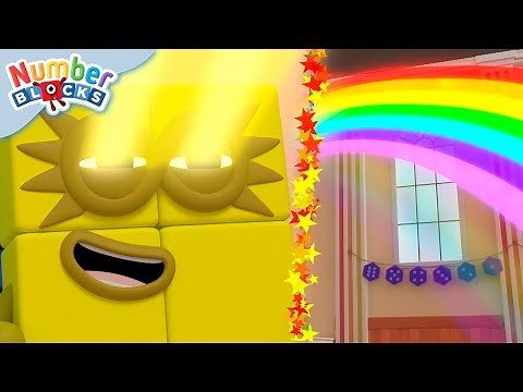 The Rainbow Makers and Lucky Number Seven! 🌈 | Learn to Count for Kids | 12345 | Numberblocks