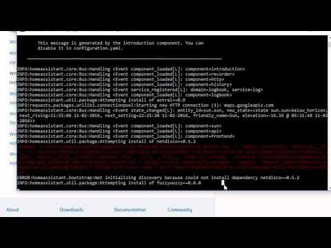 Getting started with Home-Assistant on Windows 10