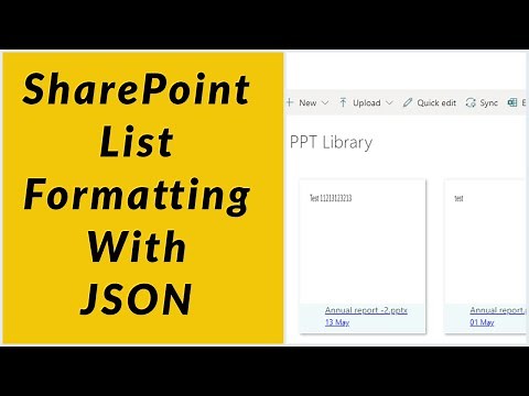 Format SharePoint List Views Using Custom JSON