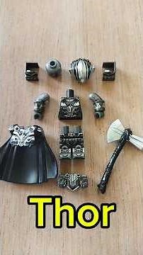 Built thor ragnarok minifigure | unofficial lego marvel