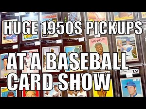 More Card Shows with GREAT Vintage Baseball Cards! 54 Topps Set BUY!