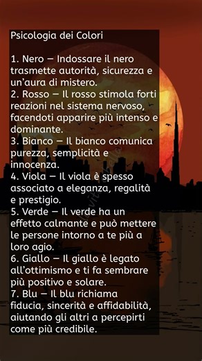 Psicologia dei Colori: cosa comunica davvero quello che indossi🎨