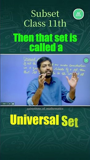 Class 11th Last Part Universal Set Explained | Easy Concept with Examples | JEE & NEET Preparation