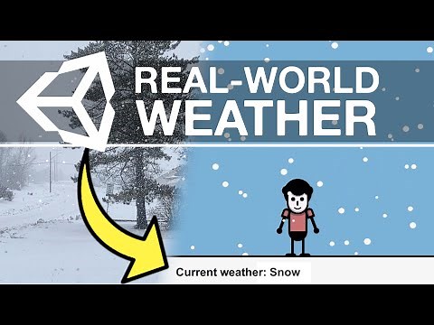 Displaying REAL-WORLD Weather in Unity (using REST APIs)