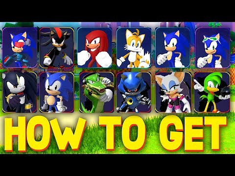 HOW TO GET ALL CHARACTERS LOCATIONS! (Sonic Speed Simulator) ROBLOX