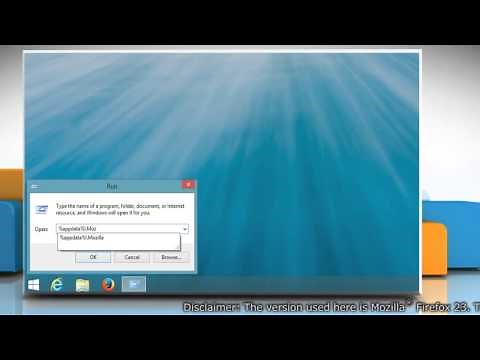 How to recover lost Bookmarks in Mozilla® Firefox on a Windows® 8.1 PC