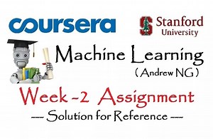 Coursera: Machine Learning (Week 2) [Assignment Solution] - Andrew NG