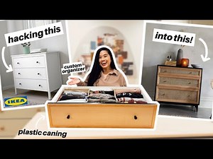 DIY IKEA DRESSER HACK (making it look more expensive $$$!) *my bedroom gets a custom diy upgrade*