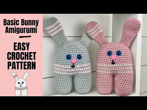 Free Crochet Bunny Pattern - Basic Amigurumi for Beginners