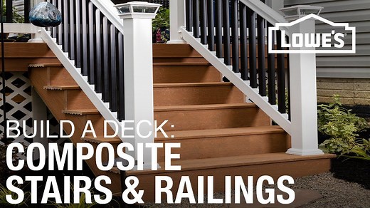 How to Build a Deck: Composite Stairs and Stair Railings