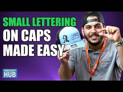 4 Tips to Master Small Letters on Caps | Digitizing & Embroidery