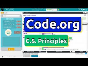 Code.org Lesson 7.5A Conditionals Practice | Answer Tutorial | Unit 4 CS Principles