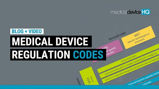 Medical Device Regulation codes - Medical Device HQ 1