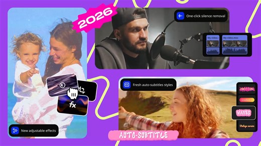 The new Movavi Video Editor 2026 is here! 👏 Speed up editing with auto-tools and try dozens of new effects – save time and bring extra wow to your every video! Tomorrow we’ll show you our new effects in action – and how to make them shine in your projects 🔥 Grab the latest version now at 30% off via the link ➡️ https://mova.vi/fb2026 If you already have an active subscription, the new version with all the latest features is available for you for free. Just open your Movavi Video Editor and fol
