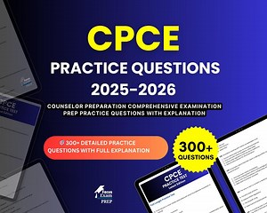 CPCE Practice Questions 2025-2026 | Counselor Preparation Comprehensive Examination |test Prep Study Guide PDF | Digital Download - Etsy