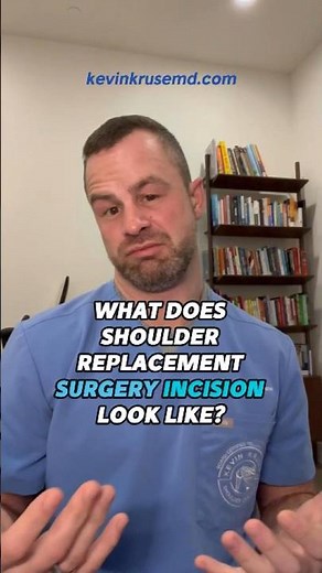 What Does Shoulder Replacement Surgery Incision Look Like #shoulderreplacement #orthopaedicsurgeon