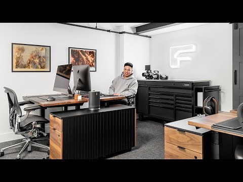 MODERN Office Loft & Desk Setup Tour (2021)