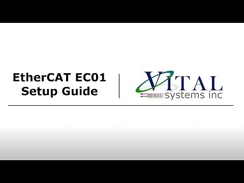 EtherCAT Mach4 EC01 Setup Guide