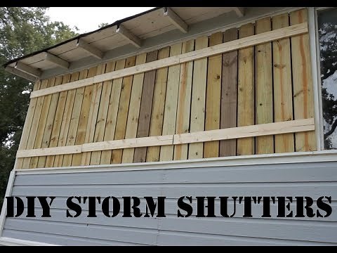 DIY Hurricane Shutters