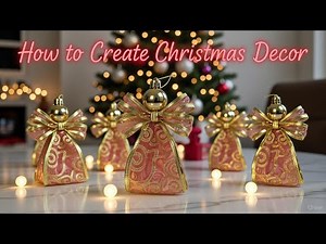 DIY Christmas Angel in Just 5 Minutes ✨ So Easy!