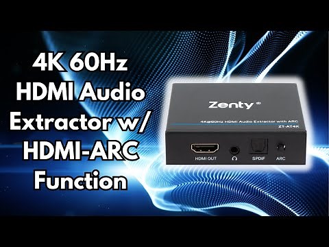 4K@60Hz HDMI Audio Extractor w/ HDMI-ARC Function Product Overview