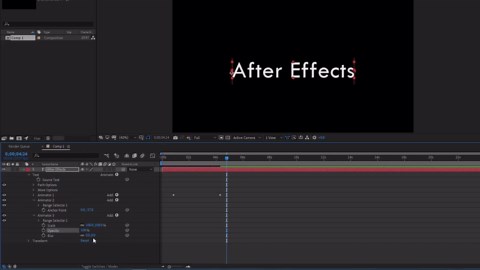 Kinetic typography 3 - How to make blurry text effect in After Effects - 148