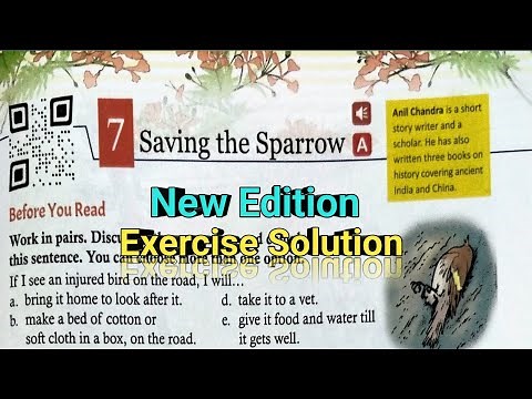 Saving the Sparrow Question Answer Class 4 Gulmohar Golden Jubilee Edition