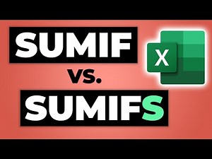 How to Use SUMIF and SUMIFS Formula In EXCEL