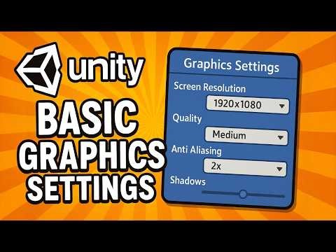 How to Make Game Graphics Settings in Minutes!