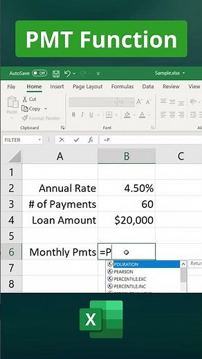 Easily Calculate Loan Payments in Excel with the PMT Function