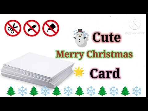 🌲Merry Christmas gift ideas for Best friend/Christmas Card/Diy Christmas Greeting card making ideas