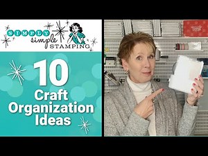 10 Craft Room Organization Ideas | I Love My Container Store Craft Room
