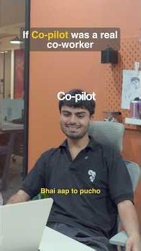 Working With Copilot Be Like.. #shorts #sheryianscodingschool #copilot