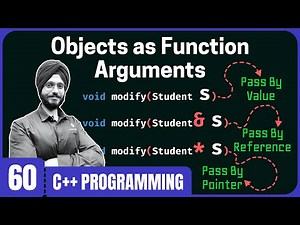 Objects as Function Arguments in C++